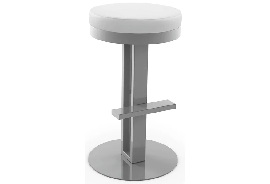 New York 30" Bar Height Glint Swivel Stool by Amisco at Esprit Decor Home Furnishings